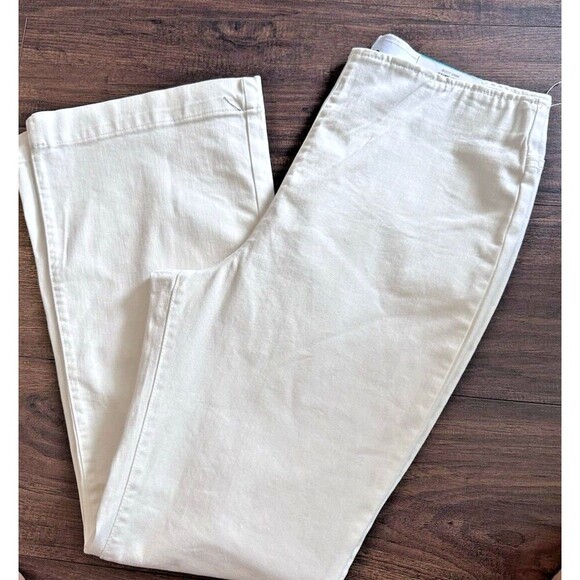 I.n.c. International Concepts Women's Bootcut Pull-on Jeans, Bright White 12 - Picture 2 of 6